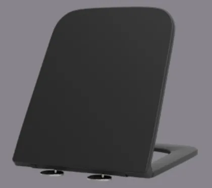 Унітаз підвісний Mixxus Premium Quadro-0302-R Black 530x360x365mm, система змиву RIMLESS (MP6455) — Photo 1