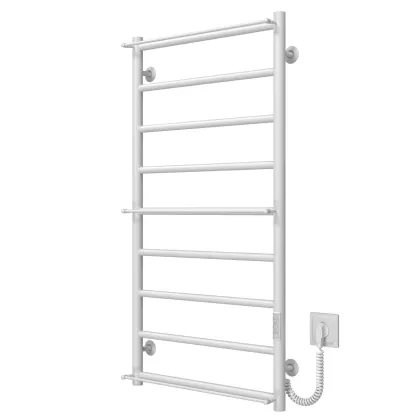 Рушникосушарка електрична Ladder П9 500х1000 Deffi нержавіюча сталь (Білий, WD03, Праве підключення) — Photo 1