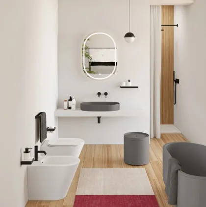 Умивальник (раковина) REA IRIS 71 GREY MATT накладний — Photo 6