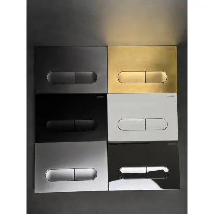 Панель змиву Koer KT-0608-01 240x160x10mm пластикова, закруглена (хром) — Photo 6