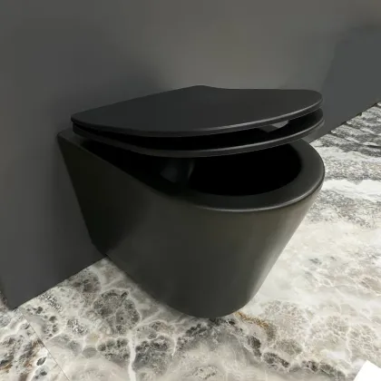 Підвісний унітаз VBI LEVANZO BLACK MATT — Photo 6