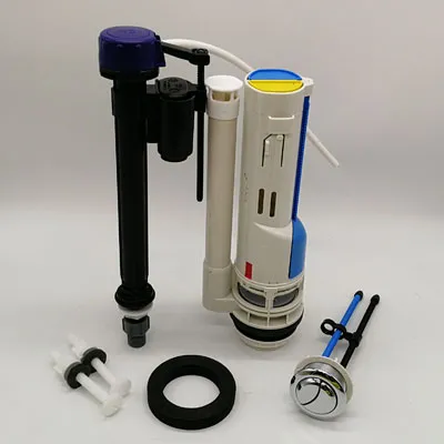 Зливна арматура до бачка унітазу Mixxus Premium BUTTON-1801 (MP6607) — Photo 1