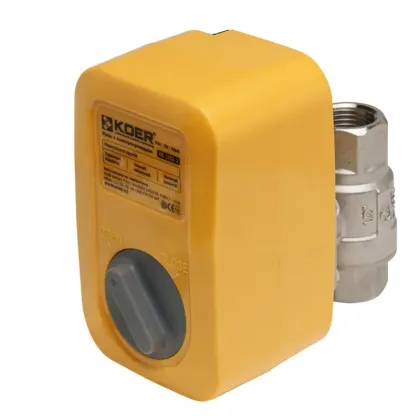 Кран 1/2" з електроприводом Koer KR.S1502-3 12В SUS (KR5568)