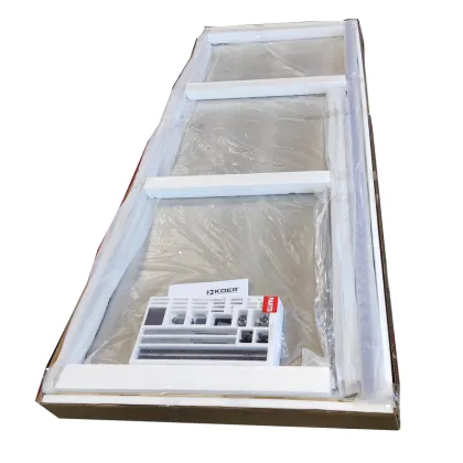 Двері в нішу Koer SR SD05-140x200-TR-01 прозоре скло Easy Clean 6мм, хром (KR5406) — Photo 5