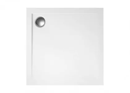 Душовий піддон GEOS білий тонкий, 100 x 100 х 4,5/1,5