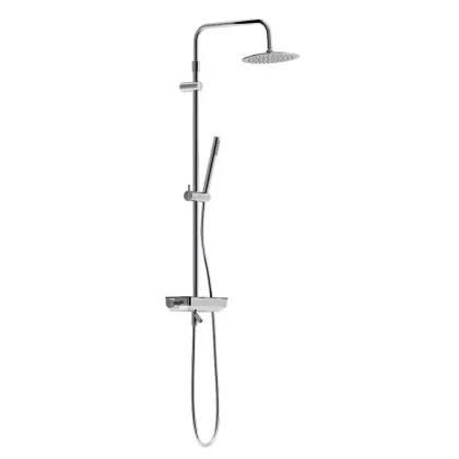 Душова система з душовим ТМС змішувачем полицею, хром Damixa 936760000 Scandinavian Pure