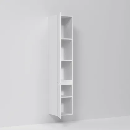 Шафа-пенал, підвісна, ліва, 30 см AM.PM M91CHL0306WG38 GEM S — Photo 4
