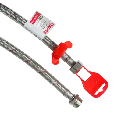 Гнучка підводка в силіконовій оболонці Koer KH-02-FM1/2"-1200