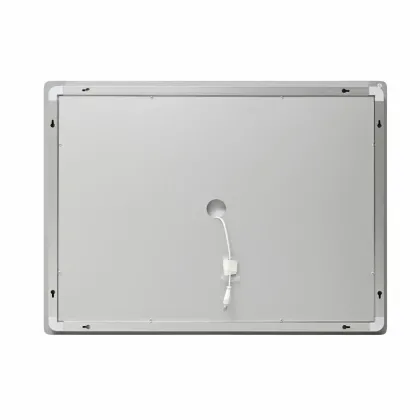 Дзеркало Lidz Kubis (KU2) 800х600 з годинником, з LED-підсвічуванням Touch, з антизапотіванням, з димером, рег. яскравості LDKU800600CL48281 — Photo 4