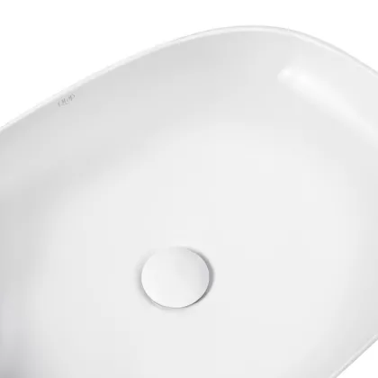 Раковина-чаша Qtap Cardinal 600х380х140 White з донним клапаном QT04117060TW — Photo 4