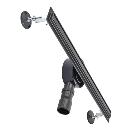 Душовий трап з нерж. сталі SUS304 Mixxus Drain-05-60-Slim Black (30x600 мм) (Чорний) (MI6169) — Photo 1