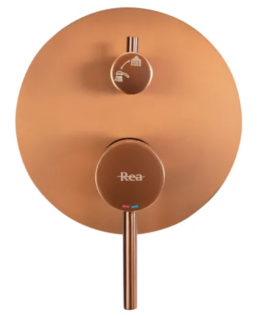 Душова система REA LUNGO BRUSHED COPPER + BOX прихованого монтажу — Photo 4