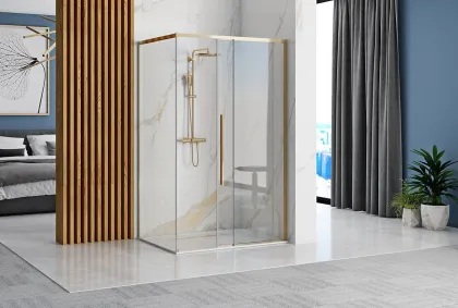 Душова кабіна REA SOLAR 90х90 GOLD — Photo 3