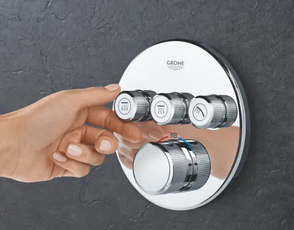 Термостат прихованого монтажу на 3 споживача Grohe Grohtherm SmartControl (29121000) — Photo 3