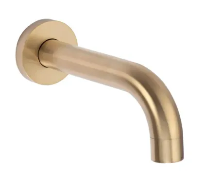 Змішувач для ванни та душу REA LUNGO BRUSHED GOLD + BOX прихованого монтажу — Photo 2