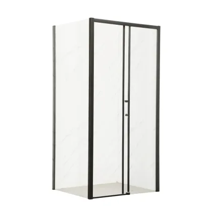 Душова кабіна без піддону Mixxus Premium DIVERSE SC03-100x80x195-TR Black прозоре скло 6мм (MI6866) — Photo 7