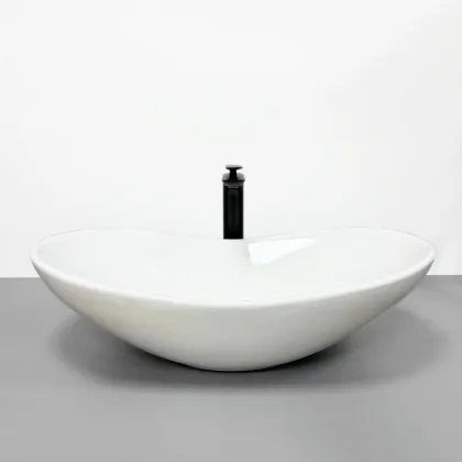 Умивальник (раковина) VBI TURIN WHITE накладний — Photo 2
