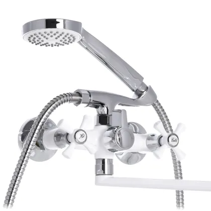 Змішувач для ванни Mixxus Omega 140 White (MI2768) — Photo 2