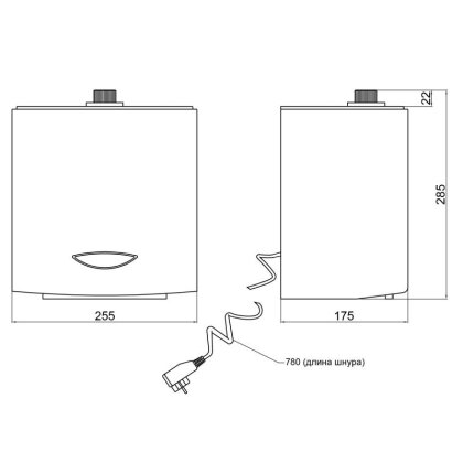 Дезінфектор Qtap Pohodli 220V безконтактний QDZ2000WP White (Dezinfektor) — Photo 1