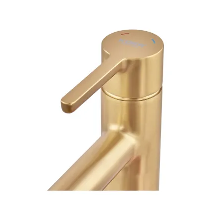 Змішувач для умивальника високий Koer KB-11029-12 Колір матове золото (KR5502) — Photo 5