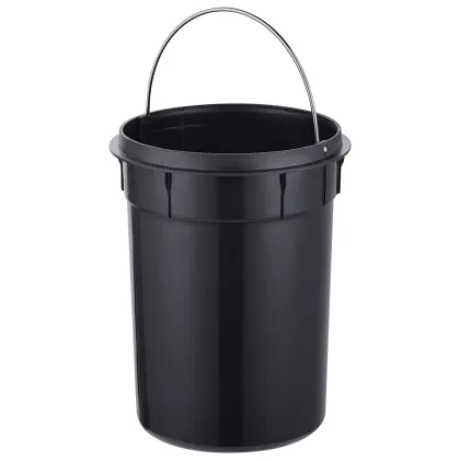 Відро для сміття з плавним закриттям кругле Mixxus Ellipse-TC0212 SS Color 12л (колір нержавійка) (MI8399) — Photo 18
