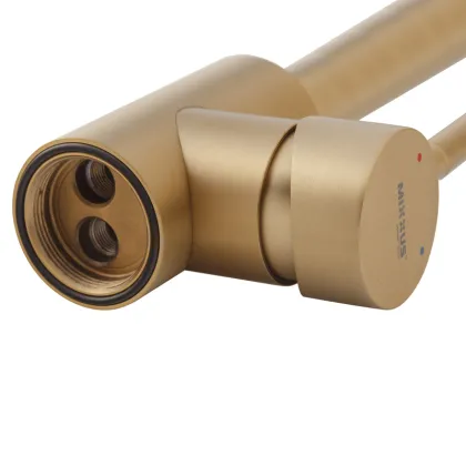 Змішувач для кухні MIXXUS SUS-011 BRUSHED GOLD з нерж. сталі SUS304 (Колір матове золото) (MI8435) — Photo 2