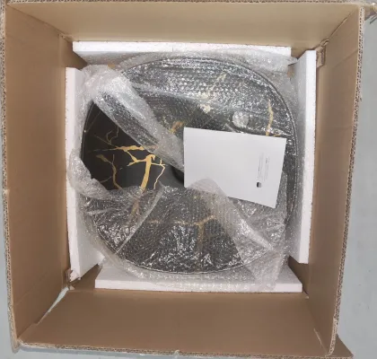 Раковина накладна MIXXUS PREMIUM WAVE-0201 MARBLE 430х430х150mm з отвором під змішувач (MP6536) — Photo 2