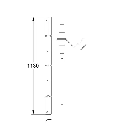 Комплект кріплення для кутового монтажу Grohe Rapid SL (38562001) — Photo 1