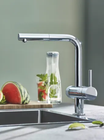 Комплект змішувача для кухні із фільтром Grohe Blue Pure (30382000) — Photo 4