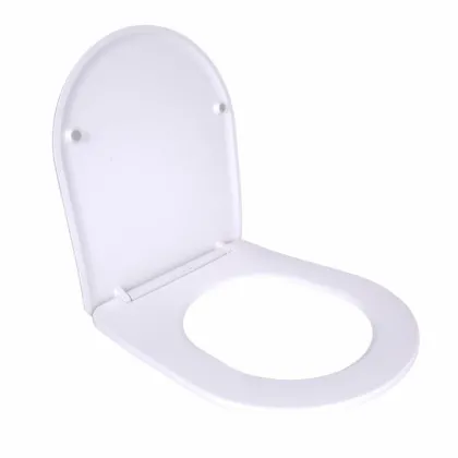Сидіння для унітаза (Grand) 425х363х30 мм, White, з мікроліфтом Slim Duroplast, Quick Relase Qtap — Photo 2