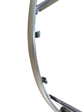 Душова кабіна без піддону Koer SR SC04-90x90x195-TR-02 прозоре скло Easy Clean 5мм SS Color (KR5682) — Photo 12