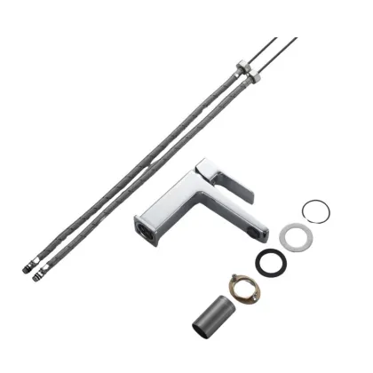 Змішувач латунний для раковини Lidz Orion 001F (k25) LDORI001FCRM48091 Chrome — Photo 7