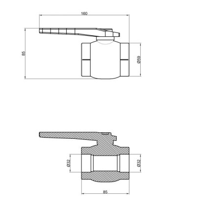 Кран кульовий PPR Thermo Alliance 32 — Photo 1