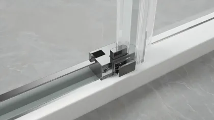 Душова кабіна без піддону Koer SR SC03-90x90x200-TR-07 прозоре скло Easy Clean 6мм, графіт (KR5359) — Photo 1