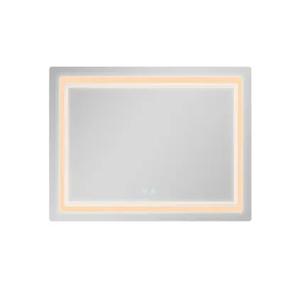 Дзеркало Qtap Cardinal (CA2) 1000х800, LED-підсвічування Touch, антизапотівання, димер, рег. темп. кольору  — Photo 4