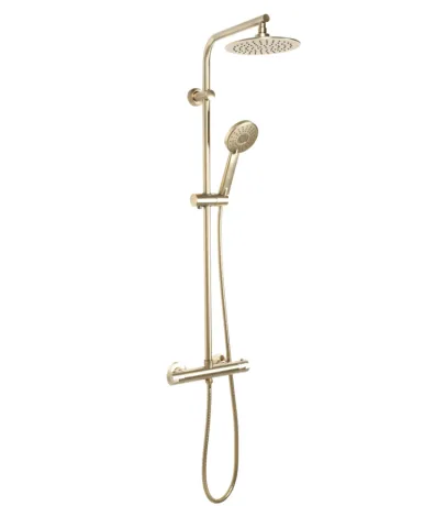 Душовий гарнітур REA BLISS BRUSHED GOLD із термостатом — Photo 4