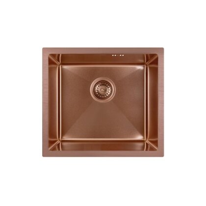 Кухонне миття Qtap D4843BR 2.7/1.0 мм Bronze (QTD4843BRPVD10)