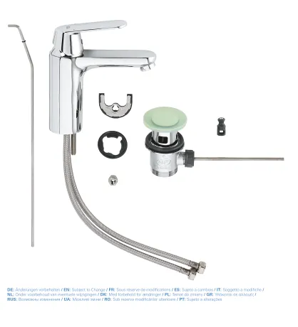 Змішувач для раковини M-розміру Grohe Eurosmart Cosmopolitan (23325000) — Photo 2