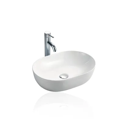 ROUND умивальник на стільницю 485х350 мм — Photo 1