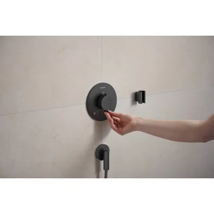ECOSTAT COMFORT S термостат для 2х споживачів, ПМ, шліфованний чорний хром — Photo 3