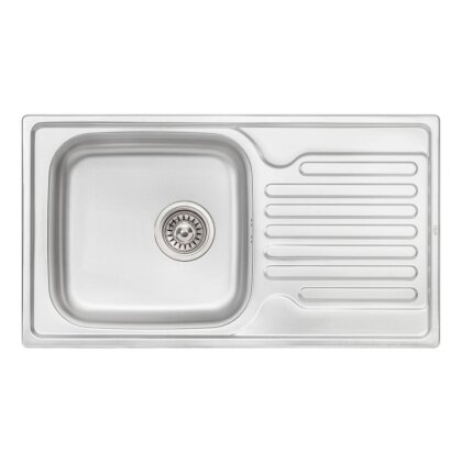 Кухонне миття Qtap 7843 0,8 мм Micro Decor (QT7843MICDEC08)