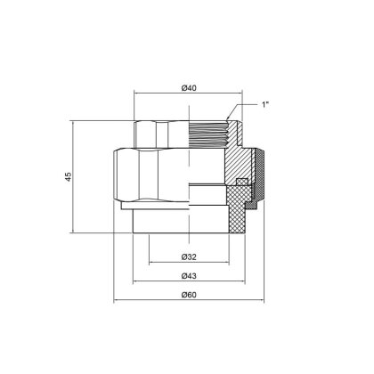 Згін &quot;Американка&quot; PPR Thermo Alliance 32х1 ВР — Photo 1