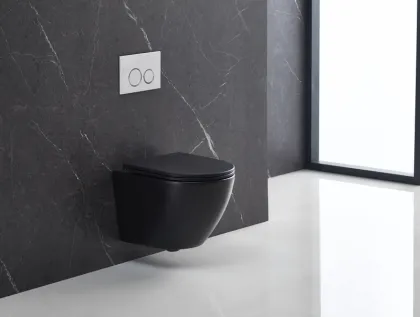 Унітаз підвісний Mixxus Premium ELLIPSE-0303-T3 BLACK 520х365х360mm,система змиву TORNADO 3.0 (MP6591) — Photo 3