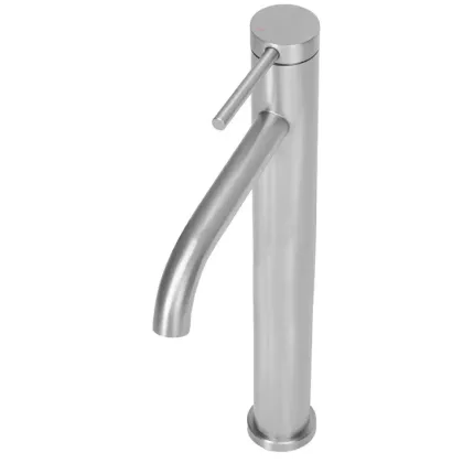 Змішувач для раковини (умивальника) REA CLIF NICKEL BRUSHED нікель високий — Photo 2