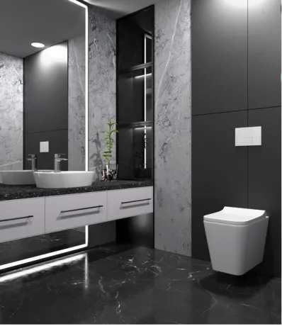 Інсталяція Koller Pool Dune 1200SL + Orion Cosmo Black matt панель змиву + підвісний унітаз Trend — Photo 6