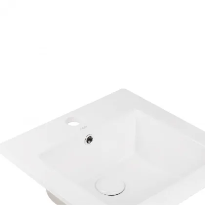 Раковина Qtap Stork 420x420x170 White з донним клапаном QT15116037W — Photo 4
