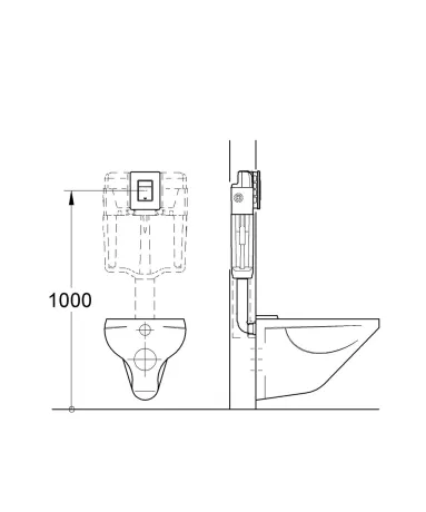 Комплект Grohe Set Унітаз QUADRO-0301-T3 + Інсталяція 38536001 + панель 38732000 (38536001QUADRO0301T3) — Photo 18