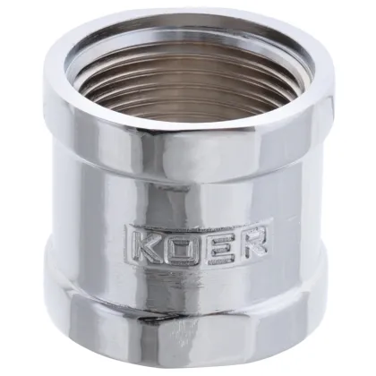 З'єднувальна муфта 1" (хром) Koer KF.C10.chr (KF0118) — Photo 2