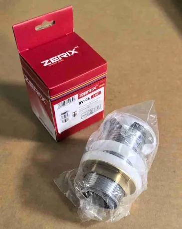 Донний клапан для раковини без переливу ZERIX BV-06 автоматичний (Click-Clack) (Колір хром) 1 1/4'' (ZX6023) — Photo 8