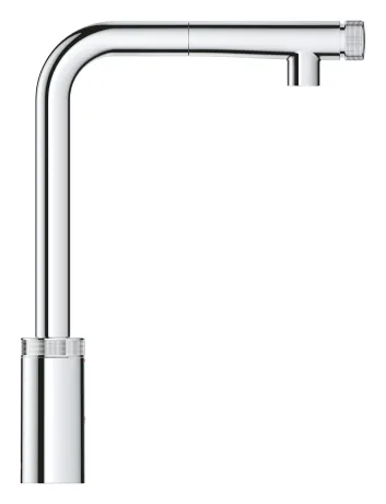 Змішувач для кухні з висувним виливом Grohe Eurosmart New (31613000) — Photo 2